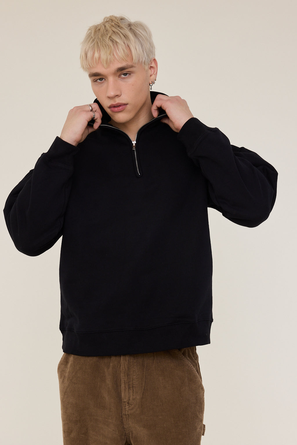 Vince Half Zip Up Sweater