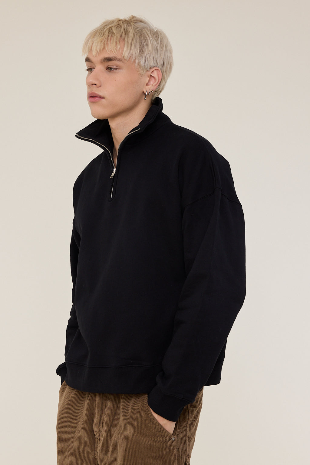 Vince Half Zip Up Sweater