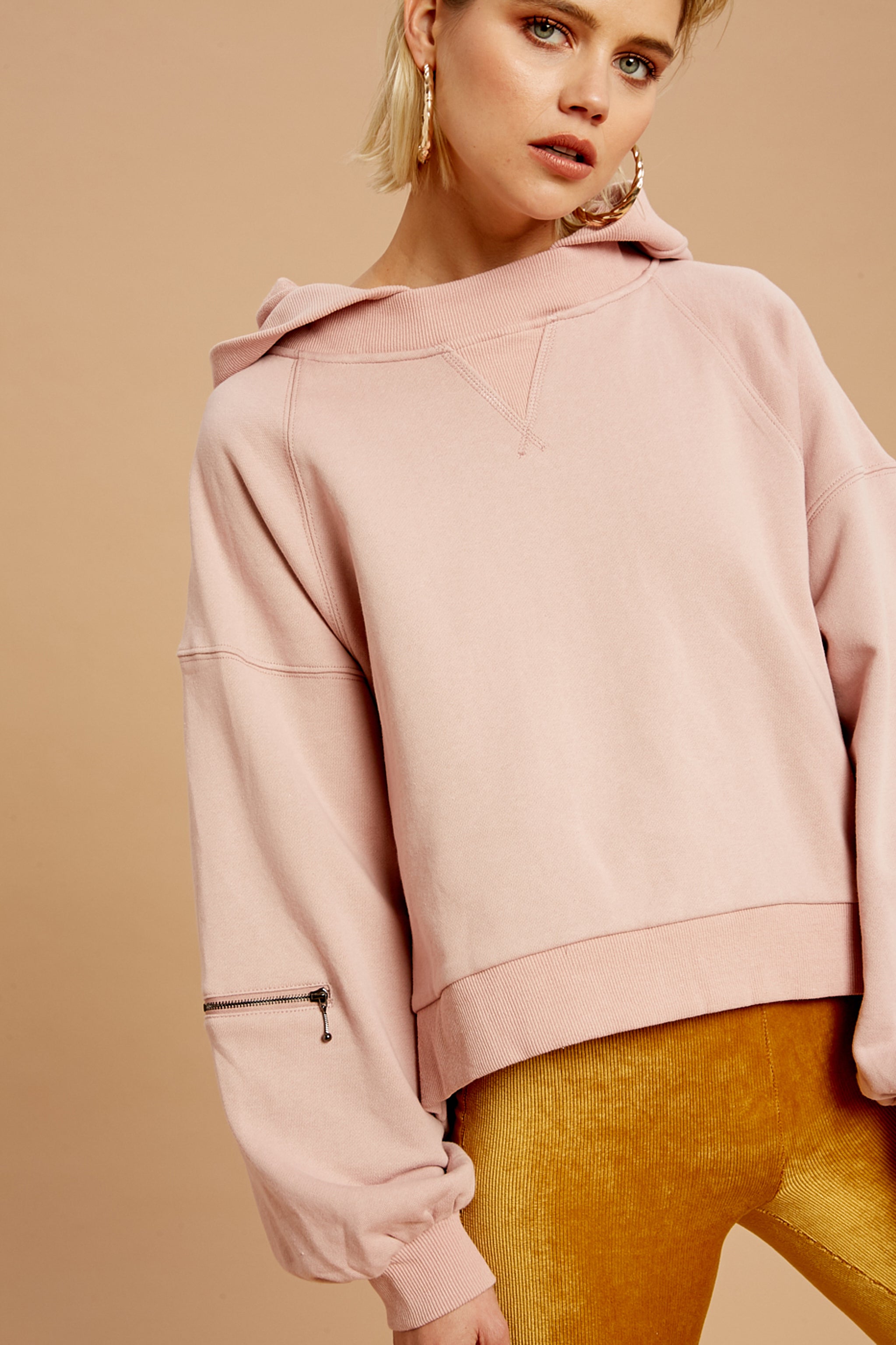 High Low Hoodie Sweater