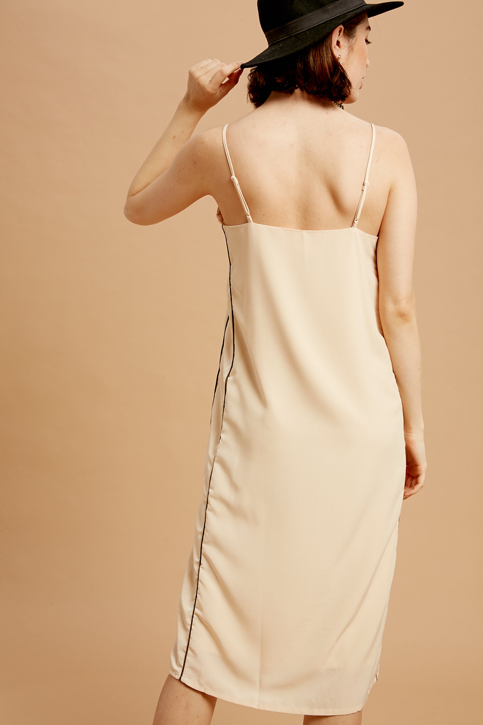 Double Striped Midi Dress