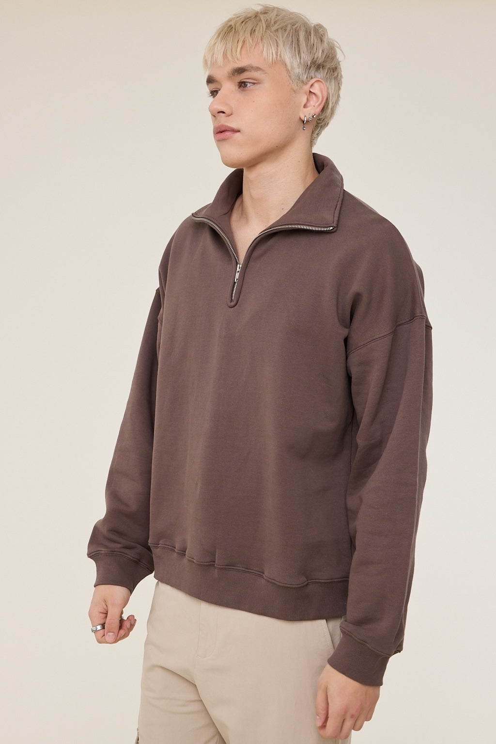 Vince Half Zip Up Sweater
