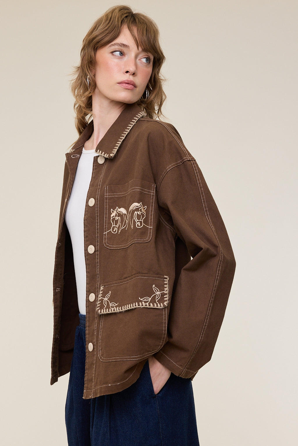Lyla Western Stitch Jacket