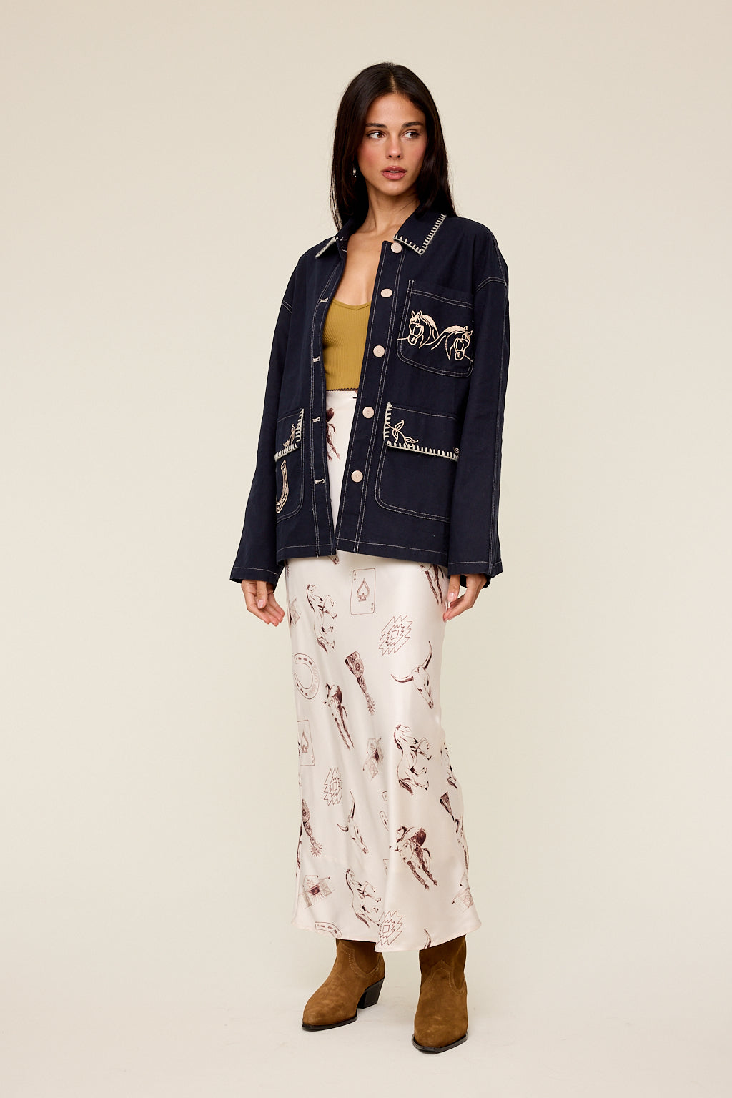 Lyla Western Stitch Jacket