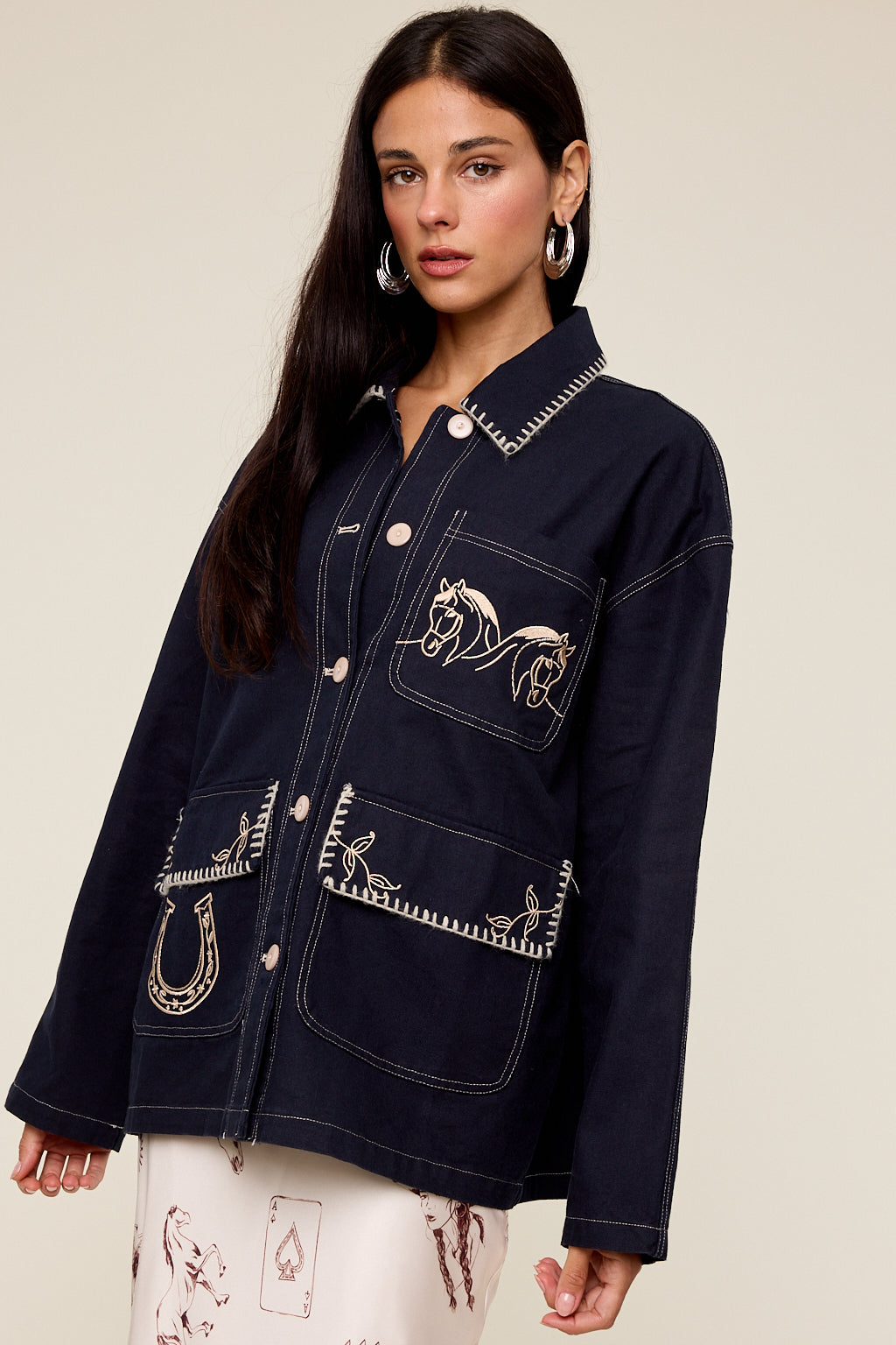 Lyla Western Stitch Jacket
