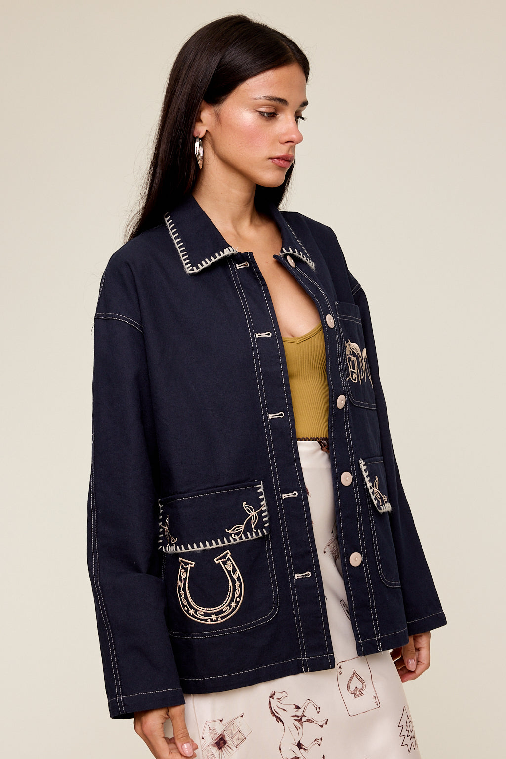 Lyla Western Stitch Jacket