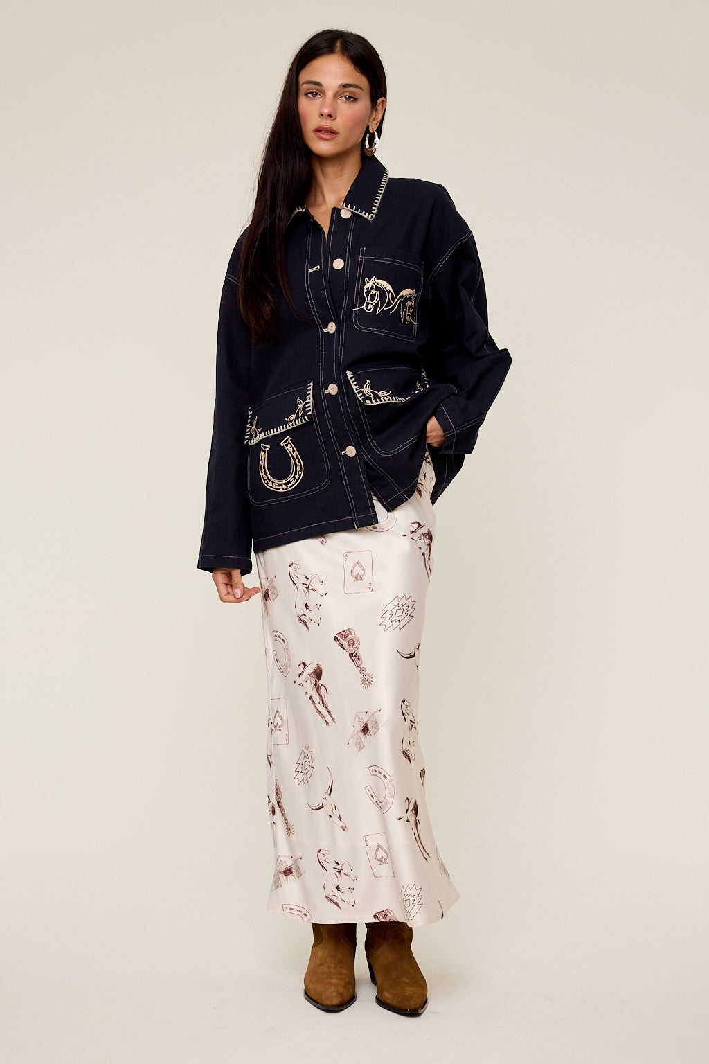 Lyla Western Stitch Jacket