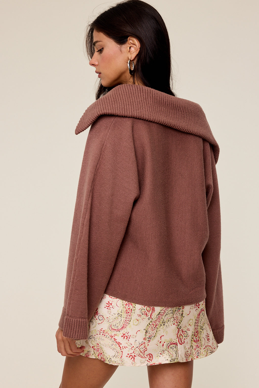 Lila V-Neck Bell Sleeve Sweater