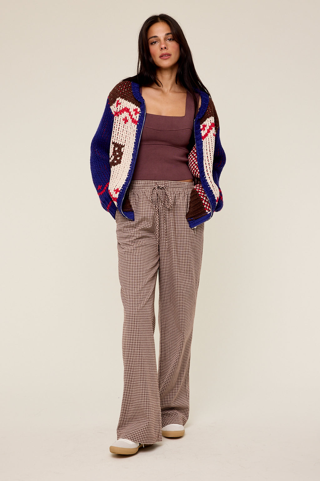 Alice Horseshoe Zip Up Cardigan