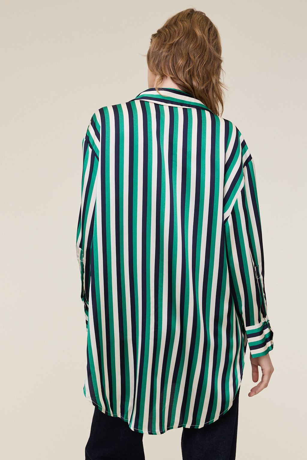 Rayna Green Striped Blouse