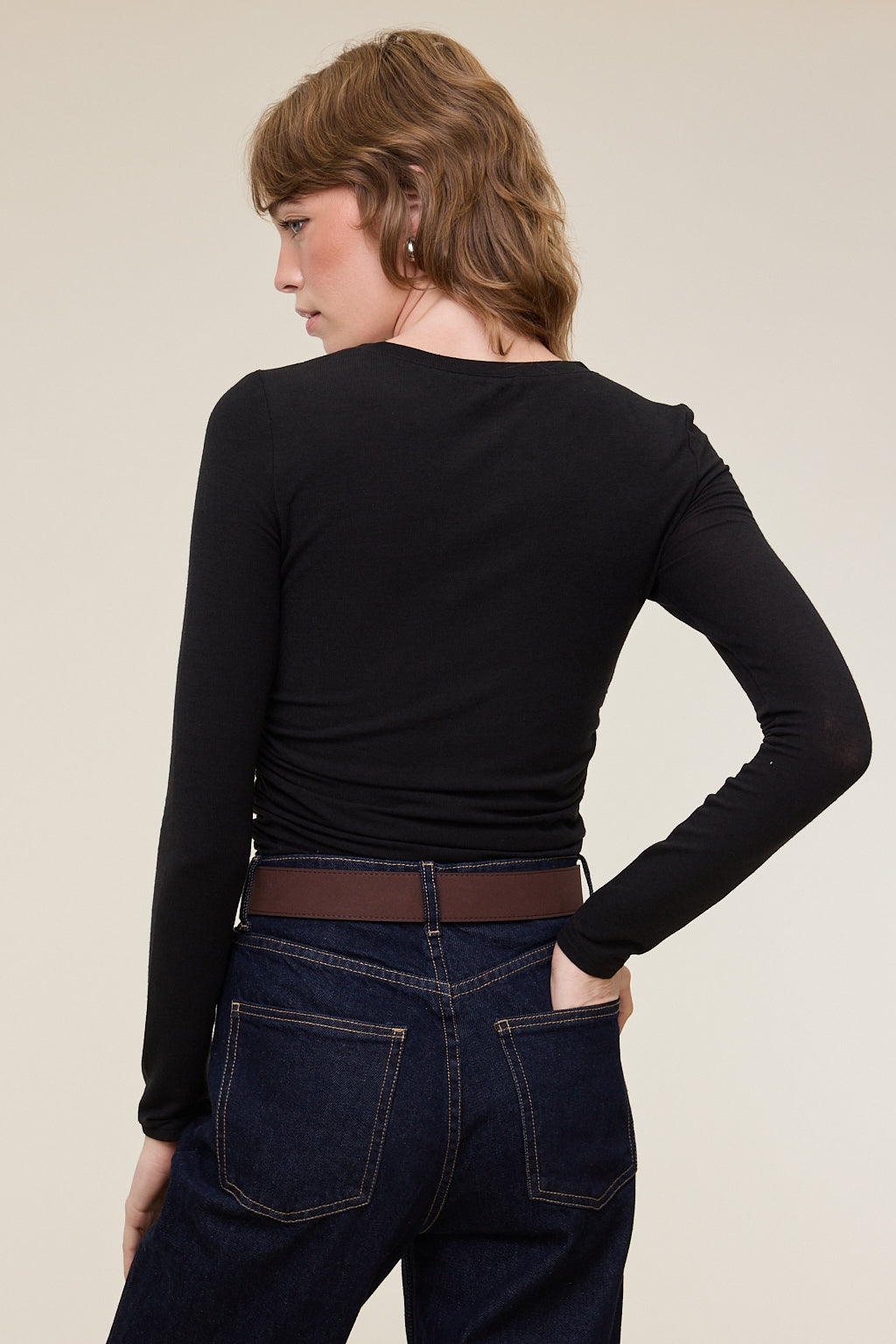 Suri Front Twisted Bodice Top